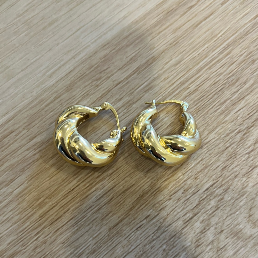 Elegant Gold Hoop Earrings